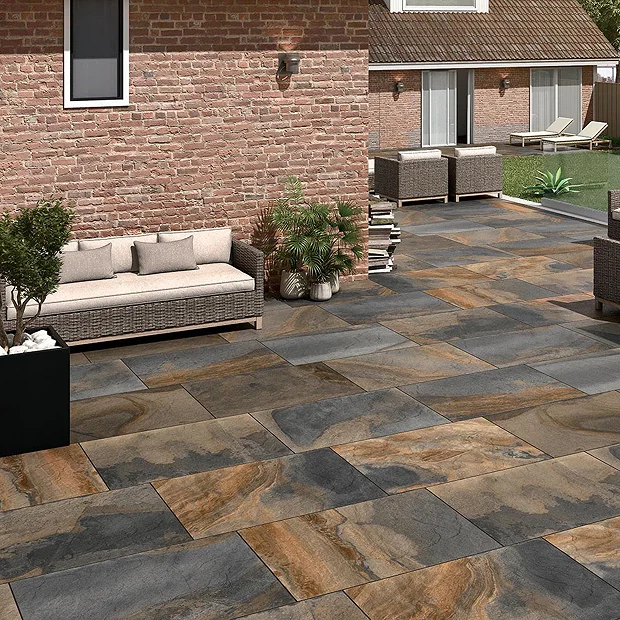 Sedan Outdoor Rustic Slate Effect Floor Tile - 600 X 900mm 4 Sedan Outdoor Rustic Slate Effect Floor Tile - 600 X 900mm - Image 2