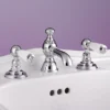 Silverdale Berkeley 3 Hole Basin Deck Tap With Pop Up Waste Chrome -Espaces Bain Shop silverdaleberkeley3holebasindeckwithpopupwastechromel