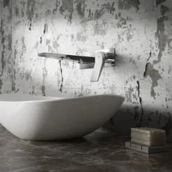 Hudson Reed Soar Wall Mounted Single Lever Basin Mixer -Espaces Bain Shop soa328 d1n