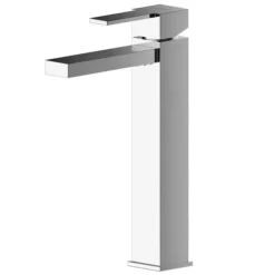 Asquiths Revival Tall Mono Basin Mixer With Push-Button Waste -Espaces Bain Shop tac5109 l