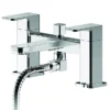 Asquiths Tranquil Deck Mounted Bath Shower Mixer With Shower Kit