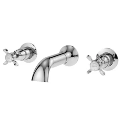 Asquiths Restore Crosshead 3TH Wall Mounted Bath Filler
