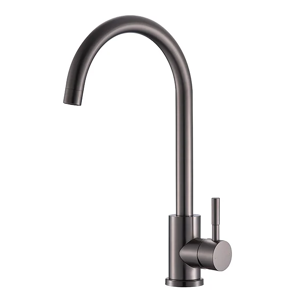 Reginox Taravo Single Lever Kitchen Mixer Tap - Gunmetal 3 Reginox Taravo Single Lever Kitchen Mixer Tap - Gunmetal
