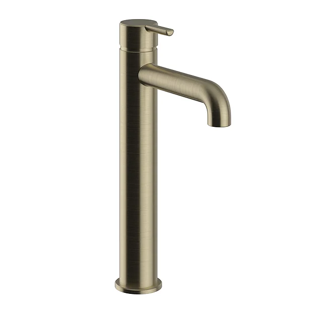 Heritage Dartmouth Tall Basin Mixer - Brushed Brass 3 Heritage Dartmouth Tall Basin Mixer - Brushed Brass