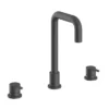 Heritage Dartmouth 3 Taphole Basin Mixer - Matt Black -Espaces Bain Shop tdacbl06