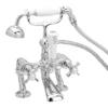 Heritage - Dawlish Bath Shower Mixer Tap - Chrome -Espaces Bain Shop tdcc02 lnn
