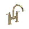 Hudson Reed Tec Lever Bath Filler With Swivel Spout - Brushed Brass -Espaces Bain Shop tel853l