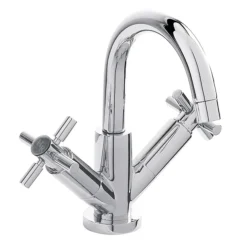 Hudson Reed Tec Crosshead Mono Basin Mixer With Swivel Spout & Waste -Espaces Bain Shop tex315 nl