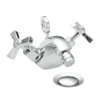 Heritage - Gracechurch Bidet Mixer With Pop-up Waste