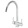 Reginox Thames Dual Lever Kitchen Mixer Tap - Chrome -Espaces Bain Shop thamesch l