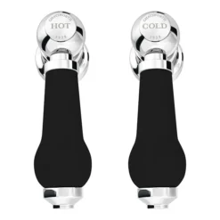 Chatsworth 1928 Traditional Black Lever Freestanding Bath Shower Mixer Tap 9 Chatsworth 1928 Traditional Black Lever Freestanding Bath Shower Mixer Tap -Espaces Bain Shop trad011dblkfs d2