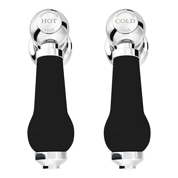 Chatsworth 1928 Traditional Black Lever Freestanding Bath Shower Mixer Tap 6 Chatsworth 1928 Traditional Black Lever Freestanding Bath Shower Mixer Tap - Image 4