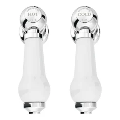 Chatsworth 1928 Traditional White Lever Bath Filler Tap 9 Chatsworth 1928 Traditional White Lever Bath Filler Tap -Espaces Bain Shop trad018d d1