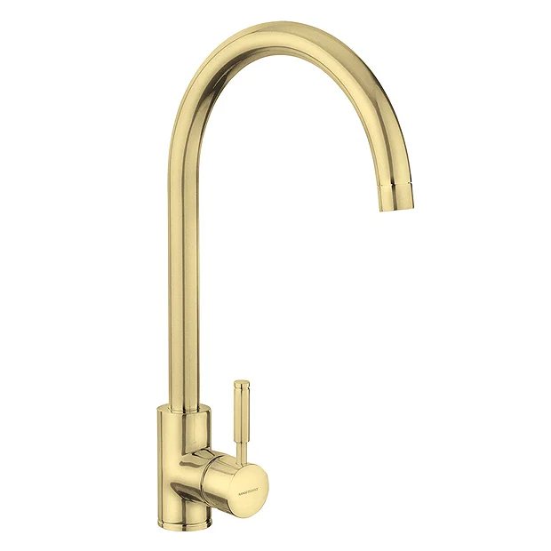Rangemaster Aquatrend Single Lever Kitchen Mixer Tap - Brushed Brass 3 Rangemaster Aquatrend Single Lever Kitchen Mixer Tap - Brushed Brass