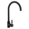 Rangemaster Aquatrend Single Lever Kitchen Mixer Tap - Matt Black -Espaces Bain Shop tre1slmb l