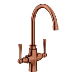 Trafalgar Brushed Copper Kitchen Tap -Espaces Bain Shop trktbc d1