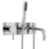 Ultra Helix Single Lever Wall Mounted Bath Shower Mixer - Chrome -Espaces Bain Shop ultrahelixsingleleverwallmountedbathshowermixerchromepk350l