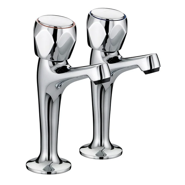 Bristan - Club High Neck Pillar Taps 3 Bristan - Club High Neck Pillar Taps