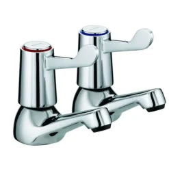 Bristan - Value Lever Bath Taps - Chrome Plated W/ Ceramic Disc Valves