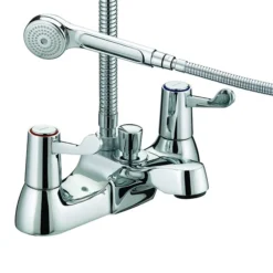 Bristan - Value Lever Bath Shower Mixer - Chrome Plated W/ Ceramic Disc Valves