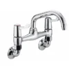 Bristan - Value Lever Wall Mounted Bridge Kitchen Sink Mixer -Espaces Bain Shop valwmsnkccd l