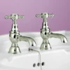 Silverdale Victorian Bath Pillar Taps Chrome -Espaces Bain Shop vctbt2thchrld