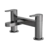 Venice Giro Gunmetal Grey Bath Filler -Espaces Bain Shop ven703g l