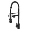 Venice Kitchen Mixer Tap With Swivel Spout & Directional Spray - Matt Black -Espaces Bain Shop venkt264 l