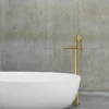Crosswater - MPRO Industrial Bath Shower Mixer Floor Standing Brushed Brass 2 Crosswater - MPRO Industrial Bath Shower Mixer Floor Standing Brushed Brass -Espaces Bain Shop vpri416fubd1