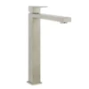 Crosswater Verge Tall Monobloc Basin Mixer Stainless Steel Effect -Espaces Bain Shop vr112dnvl