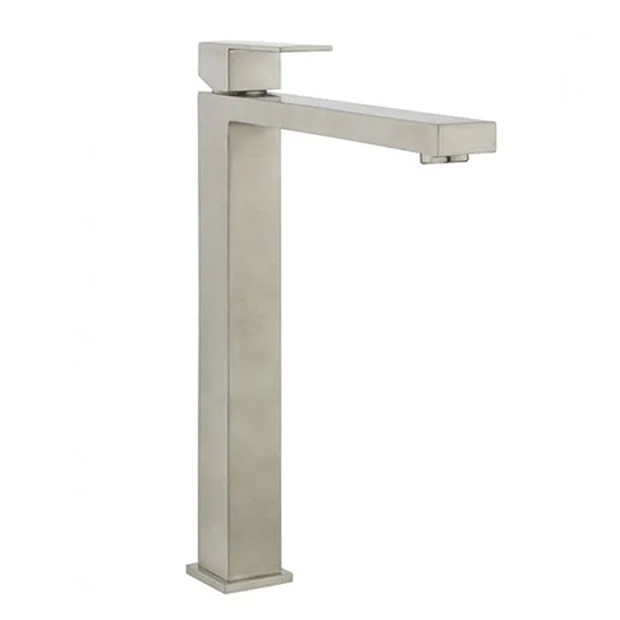 Crosswater Verge Tall Monobloc Basin Mixer Stainless Steel Effect 3 Crosswater Verge Tall Monobloc Basin Mixer Stainless Steel Effect