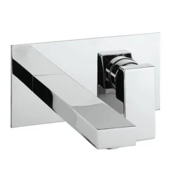 Crosswater Verge Wall Mounted (2TH) Basin Mixer Chrome