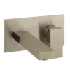 Crosswater Verge Wall Mounted (2TH) Basin Mixer Stainless Steel Effect -Espaces Bain Shop vr121wnv lrg