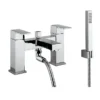 Crosswater Verge Bath Shower Mixer With Shower Kit Chrome -Espaces Bain Shop vr422dcl