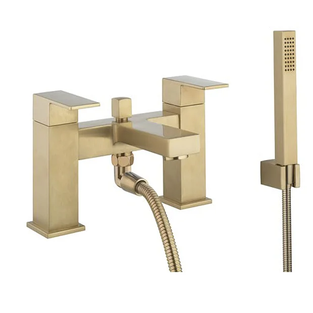 Crosswater Verge Bath Shower Mixer With Shower Kit Brushed Brass 3 Crosswater Verge Bath Shower Mixer With Shower Kit Brushed Brass