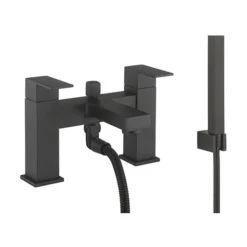 Crosswater Verge Bath Shower Mixer With Shower Kit Matt Black