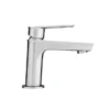 Valencia Modern Single Lever Basin Mixer Tap + Waste 1 Valencia Modern Single Lever Basin Mixer Tap + Waste -Espaces Bain Shop vslt1 n d2