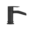 Valencia Matt Black Waterfall Bath Filler