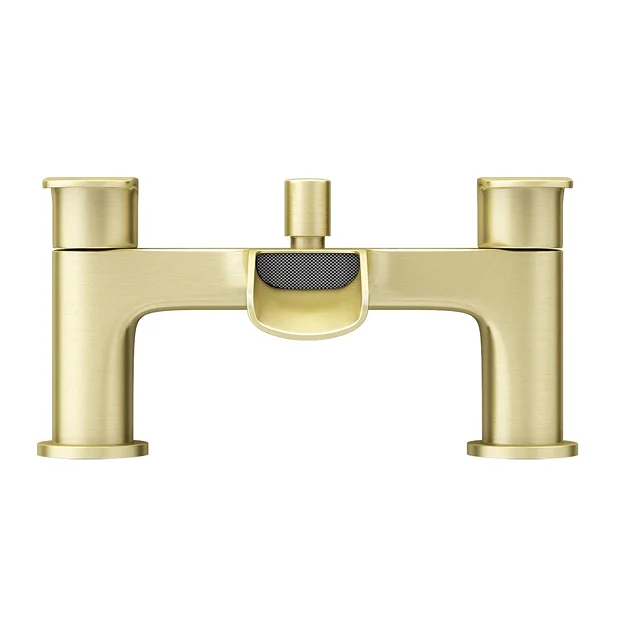 Valencia Brushed Brass Waterfall Bath Shower Mixer Incl. Shower Kit 6 Valencia Brushed Brass Waterfall Bath Shower Mixer Incl. Shower Kit - Image 4
