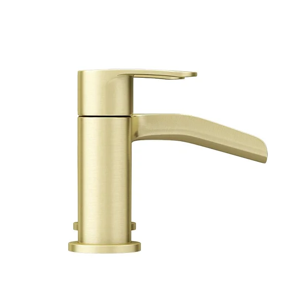 Valencia Brushed Brass Waterfall Bath Shower Mixer Incl. Shower Kit 3 Valencia Brushed Brass Waterfall Bath Shower Mixer Incl. Shower Kit