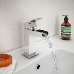 Monza Waterfall Mini Basin Tap 9 Monza Waterfall Mini Basin Tap -Espaces Bain Shop wf006 detail2