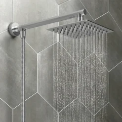 Monza Waterfall Bath Shower Mixer Incl. Overhead Rainfall Shower Head