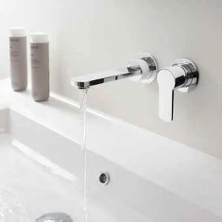 Crosswater - Wisp Wall Mounted 2 Hole Set Basin Mixer 5 Crosswater - Wisp Wall Mounted 2 Hole Set Basin Mixer - Image 3